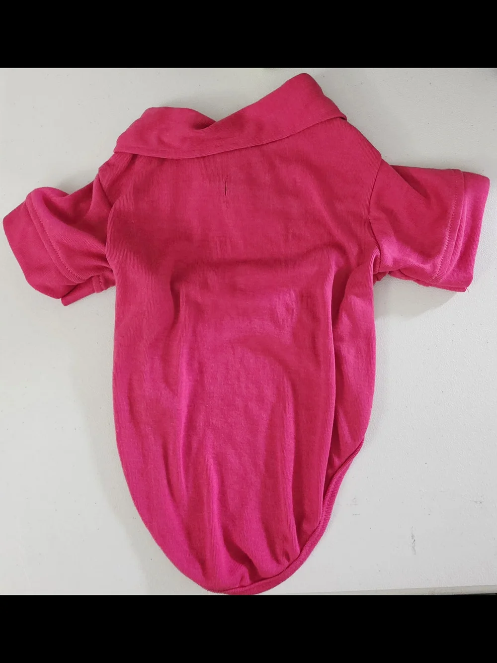 Classic Hot Pink Polo Shirt for Dogs - Stylish Pet Tee